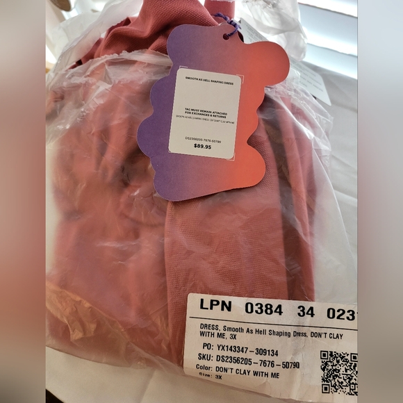 Yitty Smooth As Hell Shaping Dress - Don't Clay with me - size 3x - Picture 3 of 4